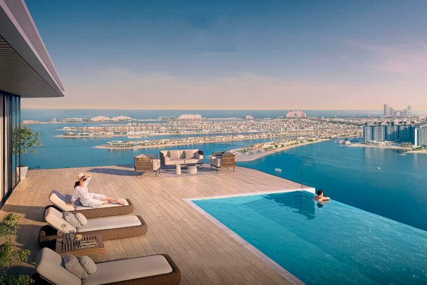Wohnung in Emaar beachfront, Dubai, VAE, 2 schlafzimmer, 133 qm Nr. 32884